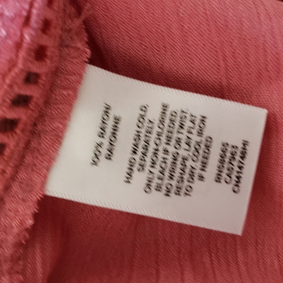 Caslon flowy front tie blouse size Medium  New - Picture 2 of 8